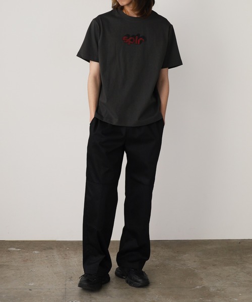 SPLR(エス・ピー・エル・アール)の「SPLR/エスピーエルアール RhineStone logo tee ラインストーンロゴ Tシャツ メンズ 夏物 夏服(Tシャツ/カットソー・メンズ・ベージュ/グレー・XL/L/M/S)」の12枚目の写真