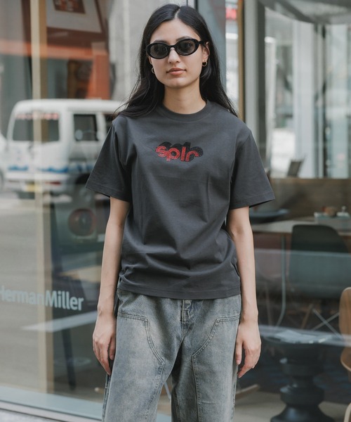 SPLR(エス・ピー・エル・アール)の「SPLR/エスピーエルアール RhineStone logo tee ラインストーンロゴ Tシャツ メンズ 夏物 夏服(Tシャツ/カットソー・メンズ・ベージュ/グレー・XL/L/M/S)」の21枚目の写真