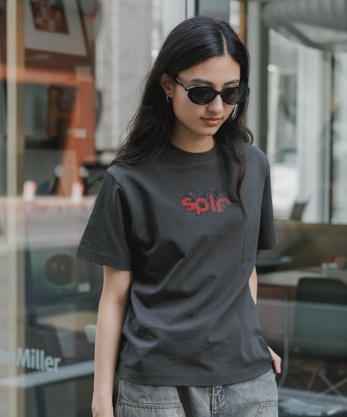SPLR(エス・ピー・エル・アール)の「SPLR/エスピーエルアール RhineStone logo tee ラインストーンロゴ Tシャツ メンズ 夏物 夏服(Tシャツ/カットソー・メンズ・ベージュ/グレー・XL/L/M/S)」の22枚目の写真