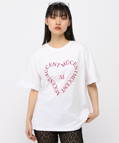 ★MUCENT★Tシャツ セール】【UNISEX】MUCENT／レタリングT（Tシャツ/カットソー