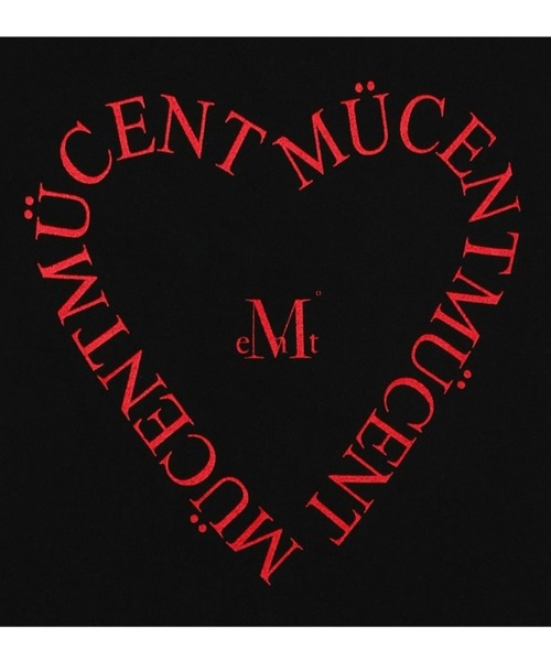 MUCENT(ムセント)の「【UNISEX】MUCENT/ハートレタリングT(Tシャツ/カットソー・レディース・ブラック/ホワイト・MEDIUM/LARGE)」の13枚目の写真