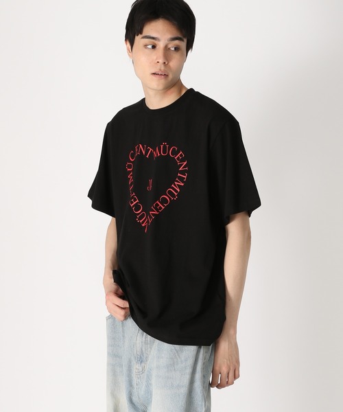 ★MUCENT★Tシャツ セール】【UNISEX】MUCENT／ハートレタリングT（Tシャツ