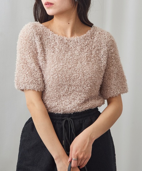 トップス manoko11 セール】【MAGASIN DE MODE Chou Chou】 サマーニットトップス