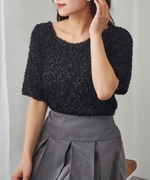 【MAGASIN DE MODE Chou Chou】 サマーニットトップス DTK※