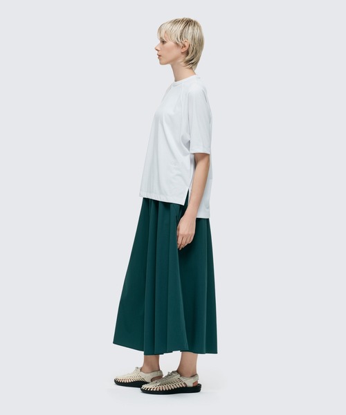 WILD THINGS（ワイルドシングス）の「W'SファストドライフレックスTシャツ│WS FASTDRY FLEX TEE（Tシャツ/カットソー・レディース・ブラック/オリーブ系/ホワイト/ベージュ/イエロー・S/M）」の7枚目の写真