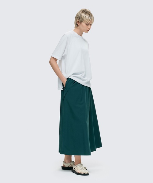 WILD THINGS（ワイルドシングス）の「W'SファストドライフレックスTシャツ│WS FASTDRY FLEX TEE（Tシャツ/カットソー・レディース・ブラック/オリーブ系/ホワイト/ベージュ/イエロー・S/M）」の9枚目の写真