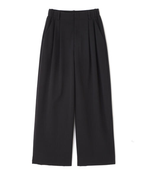 human woman(ヒューマンウーマン)の「◆【福田麻琴さんコラボ】C/NポンチSTタックパンツ(その他パンツ・レディース・ブラック・MEDIUM/SMALL)」の2枚目の写真