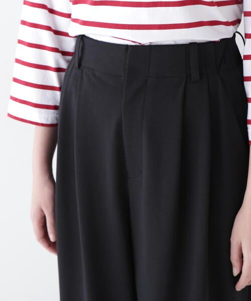 human woman(ヒューマンウーマン)の「◆【福田麻琴さんコラボ】C/NポンチSTタックパンツ(その他パンツ・レディース・ブラック・MEDIUM/SMALL)」の9枚目の写真