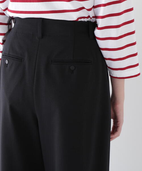 human woman(ヒューマンウーマン)の「◆【福田麻琴さんコラボ】C/NポンチSTタックパンツ(その他パンツ・レディース・ブラック・MEDIUM/SMALL)」の10枚目の写真