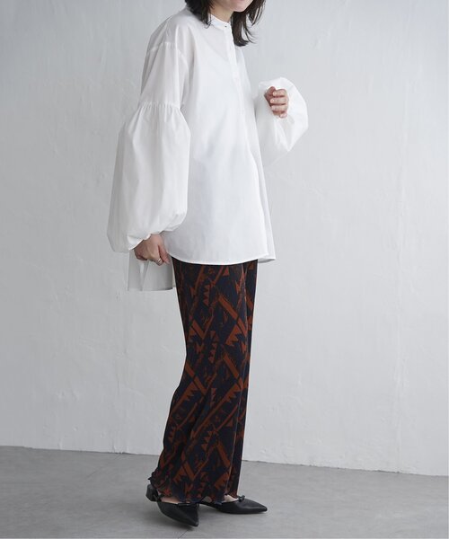 VENCEEXCHANGE(ヴァンスエクスチェンジ)の「スムースプリーツパンツ(その他パンツ・レディース・ブラック/グレー/オフホワイト/その他2/ドット/その他1/ネイビー/アイボリー/ブラウン系・FREE)」の18枚目の写真