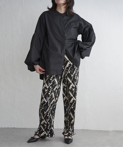 VENCEEXCHANGE(ヴァンスエクスチェンジ)の「スムースプリーツパンツ(その他パンツ・レディース・ブラック/グレー/オフホワイト/その他2/ドット/その他1/ネイビー/アイボリー/ブラウン系・FREE)」の20枚目の写真