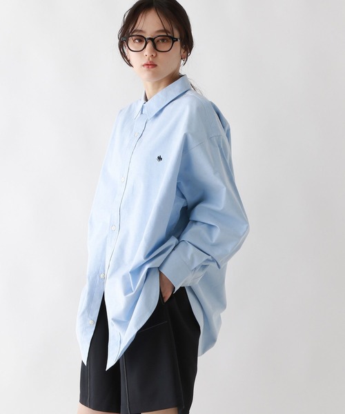 POLO BCS（ポロ ビーシーエス）の「＜POLO BCS/ポロ・ビーシーエス＞別注アソートルーズシャツ（シャツ/ブラウス・レディース・ベージュ/ネイビー/イエロー/ブルー・FREE）」の22枚目の写真