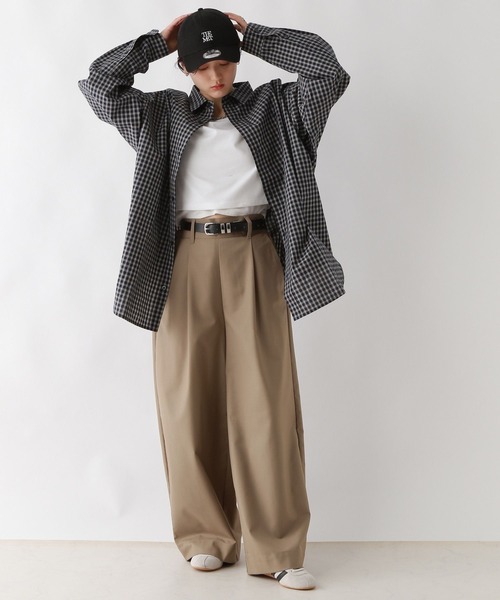 POLO BCS（ポロ ビーシーエス）の「＜POLO BCS/ポロ・ビーシーエス＞別注アソートルーズシャツ（シャツ/ブラウス・レディース・ベージュ/ネイビー/イエロー/ブルー・FREE）」の15枚目の写真