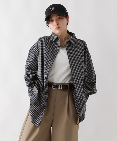 POLO BCS（ポロ ビーシーエス）の「＜POLO BCS/ポロ・ビーシーエス＞別注アソートルーズシャツ（シャツ/ブラウス・レディース・ベージュ/ネイビー/イエロー/ブルー・FREE）」の18枚目の写真