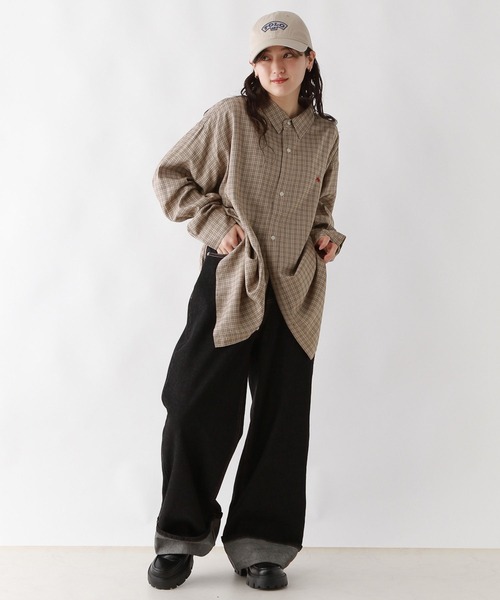 POLO BCS（ポロ ビーシーエス）の「＜POLO BCS/ポロ・ビーシーエス＞別注アソートルーズシャツ（シャツ/ブラウス・レディース・ベージュ/ネイビー/イエロー/ブルー・FREE）」の5枚目の写真