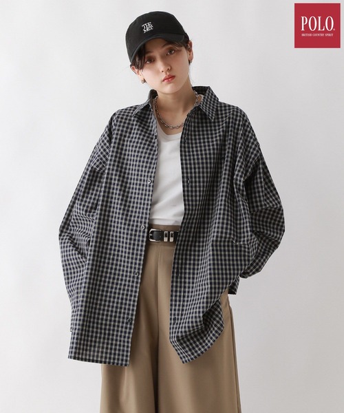 ブラウス シャツ 「POLO BCS/ポロ・ビーシーエス」別注アソートルーズシャツ/SS レディース POLO BCS ブラウス シャツ 「POLO BCS/ポロ・ビーシーエス」別注