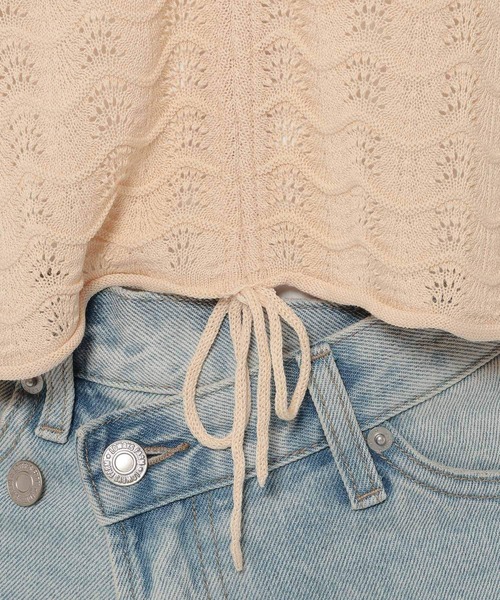 LOWRYS FARM（ローリーズファーム）の「スカシ２ＷＡＹドルマンプルオーバー 320230（ニット/セーター・レディース・ブラック/ブルー/アイボリー・FREE）」の21枚目の写真