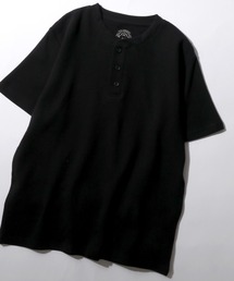 SITRY | 2026SS新色追加 Organic Cotton Thermal/オーガニックコットン サーマル ワッフル クルーネック ヘンリーネック 半袖Tシャツ(Tシャツ/カットソー)