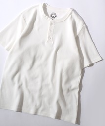 2026SS新色追加 Organic Cotton Thermal/オーガニックコットン サーマル ワッフル クルーネック ヘンリーネック 半袖Tシャツ