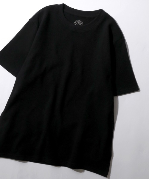 SITRY(シトリー)の「2026SS新色追加 Organic Cotton Thermal/オーガニックコットン サーマル ワッフル クルーネック ヘンリーネック 半袖Tシャツ(Tシャツ/カットソー・メンズ・カーキ/ブラック/ホワイト系その他/ブラック系その他/グレー系その他/グレー/オフホワイト/ホワイト/チャコール/グレイッシュブルー/ホワイト系その他2・M/L/LL)」の6枚目の写真