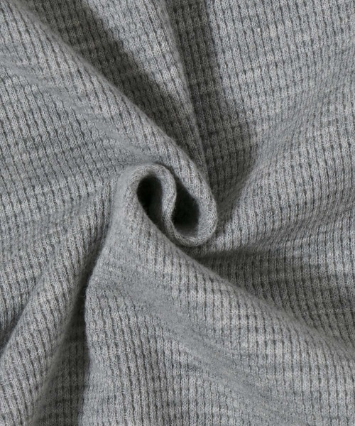 SITRY(シトリー)の「2026SS新色追加 Organic Cotton Thermal/オーガニックコットン サーマル ワッフル クルーネック ヘンリーネック 半袖Tシャツ(Tシャツ/カットソー・メンズ・カーキ/ブラック/ホワイト系その他/ブラック系その他/グレー系その他/グレー/オフホワイト/ホワイト/チャコール/グレイッシュブルー/ホワイト系その他2・M/L/LL)」の22枚目の写真