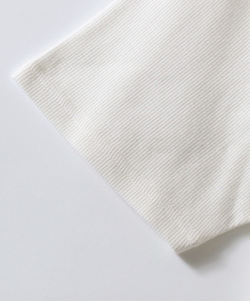 SITRY(シトリー)の「2026SS新色追加 Organic Cotton Thermal/オーガニックコットン サーマル ワッフル クルーネック ヘンリーネック 半袖Tシャツ(Tシャツ/カットソー・メンズ・カーキ/ブラック/ホワイト系その他/ブラック系その他/グレー系その他/グレー/オフホワイト/ホワイト/チャコール/グレイッシュブルー/ホワイト系その他2・M/L/LL)」の12枚目の写真