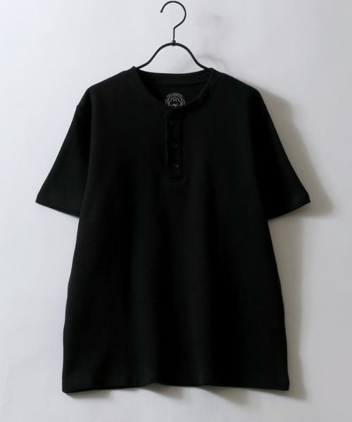 SITRY(シトリー)の「2026SS新色追加 Organic Cotton Thermal/オーガニックコットン サーマル ワッフル クルーネック ヘンリーネック 半袖Tシャツ(Tシャツ/カットソー・メンズ・カーキ/ブラック/ホワイト系その他/ブラック系その他/グレー系その他/グレー/オフホワイト/ホワイト/チャコール/グレイッシュブルー/ホワイト系その他2・M/L/LL)」の16枚目の写真