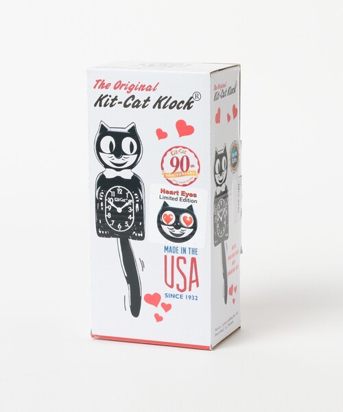 bpr BEAMS(ビーピーアール ビームス )の「California Clock / Kit-Cat Klock ハート(掛け時計・レディース・ブラック・ONE SIZE)」の6枚目の写真