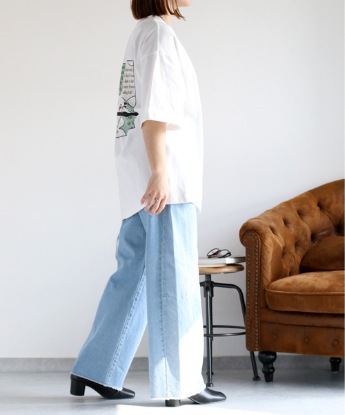 TWEETY(トゥウィーティー)の「【TWEETY】カジュアルロゴTシャツ(Tシャツ/カットソー・レディース・ブラック系2/ブラック系1/ホワイト系2/ホワイト系1・M)」の10枚目の写真
