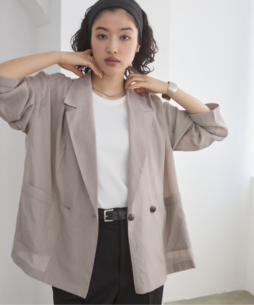 ANGIE シアージャケット　試着のみ ANGIE シアージャケット 試着のみ - メルカリ