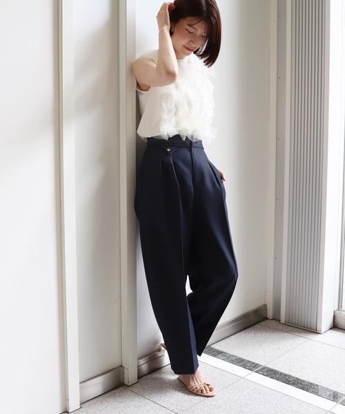 ファッション雑貨・小物その他 Bea Pants セール】ナチュラルカービータックパンツ(その他パンツ