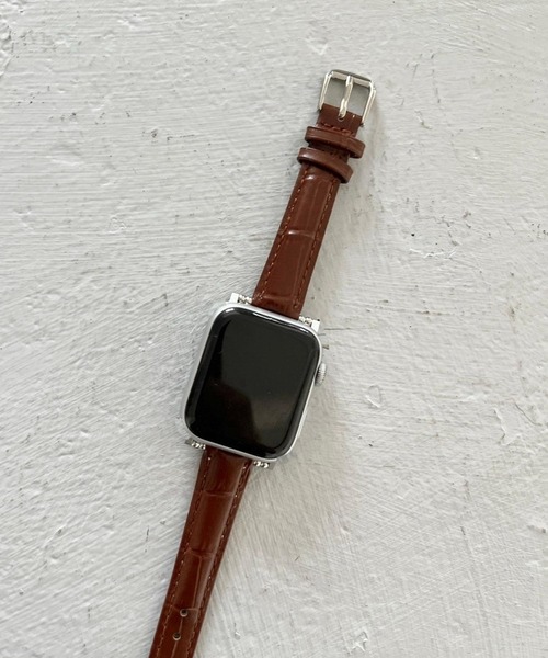 Me%（ミィパーセント）の「AppleWatchカタオシゴウヒバンド 326025（デジタル腕時計・レディース・ブラウン/ブラック・MEDIUM）」の18枚目の写真