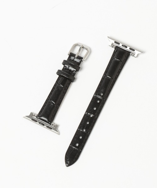 Me%（ミィパーセント）の「AppleWatchカタオシゴウヒバンド 326025（デジタル腕時計・レディース・ブラウン/ブラック・MEDIUM）」の5枚目の写真