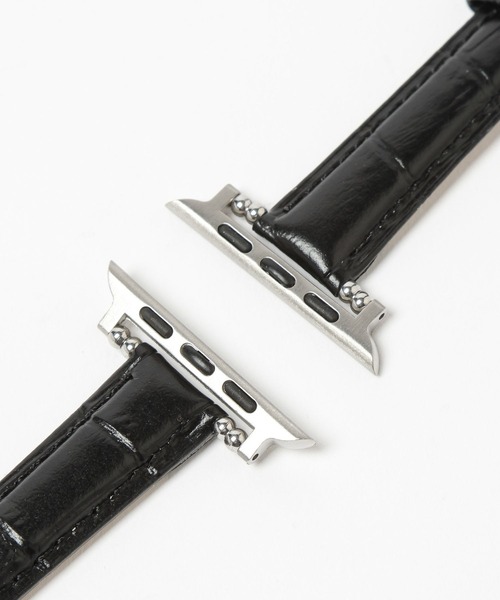 Me%（ミィパーセント）の「AppleWatchカタオシゴウヒバンド 326025（デジタル腕時計・レディース・ブラウン/ブラック・MEDIUM）」の8枚目の写真