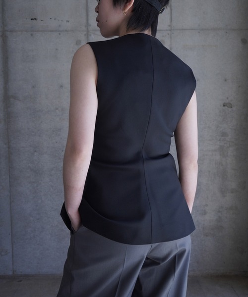 【LOW CLASSIC】WAIST POINT WOOL VEST☆25SS☆ベストジャケット LOW CLASSIC】WAIST POINT WOOL VEST☆25SS☆ベストジャケット