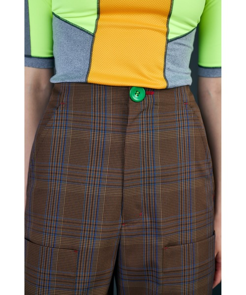 Vintage Check ワイドカーゴパンツ（その他パンツ）｜nagonstans