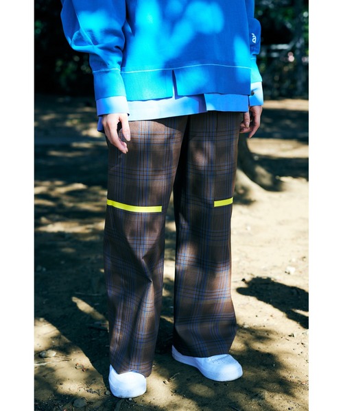Vintage Check ワイドカーゴパンツ（その他パンツ）｜nagonstans