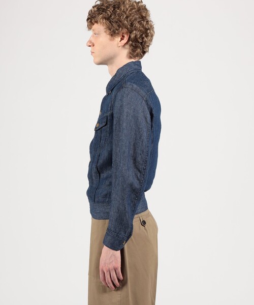 セール】【別注】Lee Westerner Jacket 7オンスリネンデニム