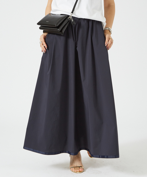 Rouge vif（ルージュヴィフ）の「イージーウエストギャザースカート（スカート・レディース・ホワイト/ライム/ネイビー・36/38）」の8枚目の写真