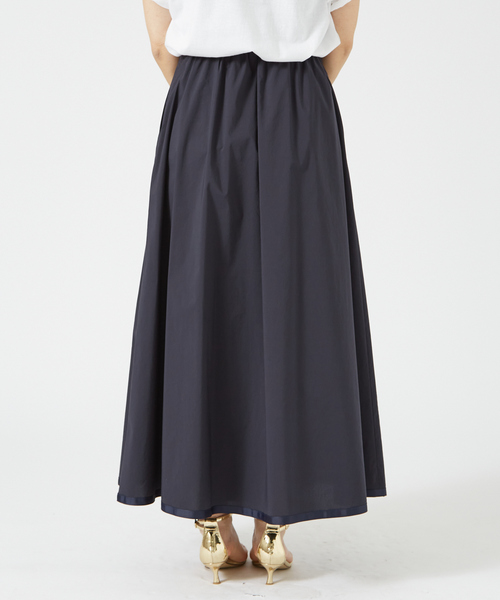 Rouge vif（ルージュヴィフ）の「イージーウエストギャザースカート（スカート・レディース・ホワイト/ライム/ネイビー・36/38）」の17枚目の写真