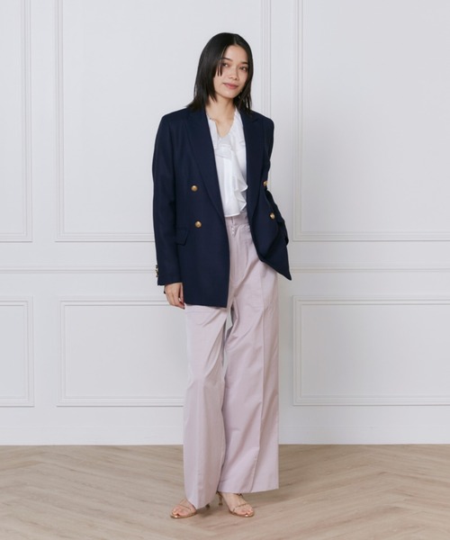 INED(イネド)の「サテンベイカーパンツ(その他パンツ・レディース・ピンク/カーキ・7号/9号)」の6枚目の写真