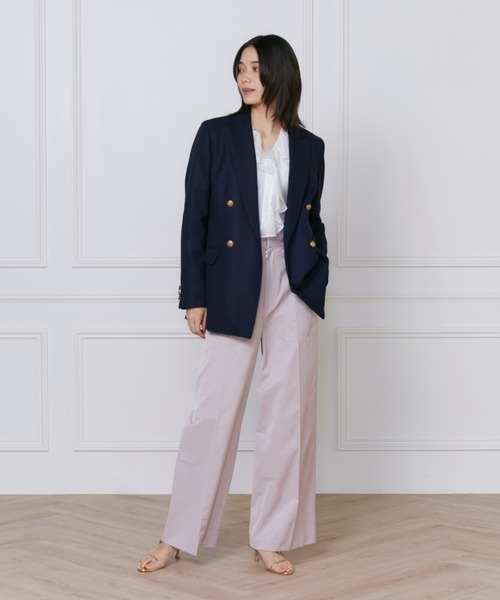 INED(イネド)の「サテンベイカーパンツ(その他パンツ・レディース・ピンク/カーキ・7号/9号)」の7枚目の写真