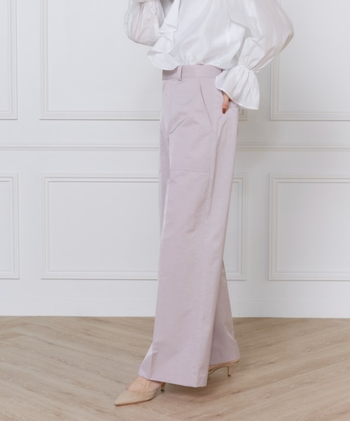 INED(イネド)の「サテンベイカーパンツ(その他パンツ・レディース・ピンク/カーキ・7号/9号)」の14枚目の写真