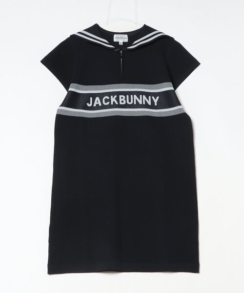 ジャックバニーリサイクルポリエステルニットワンピース(半袖)