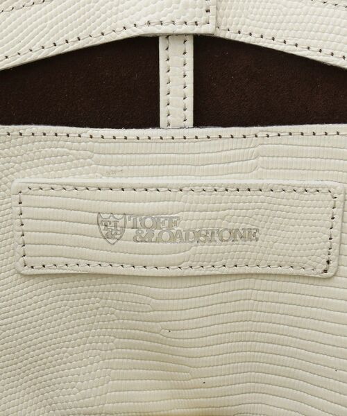 TOFF&LOADSTONE（トフアンドロードストーン）の「ラフ（トートバッグ・レディース・グレー系その他3/ホワイト系/ライトグレー系9/ブラック・00）」の13枚目の写真