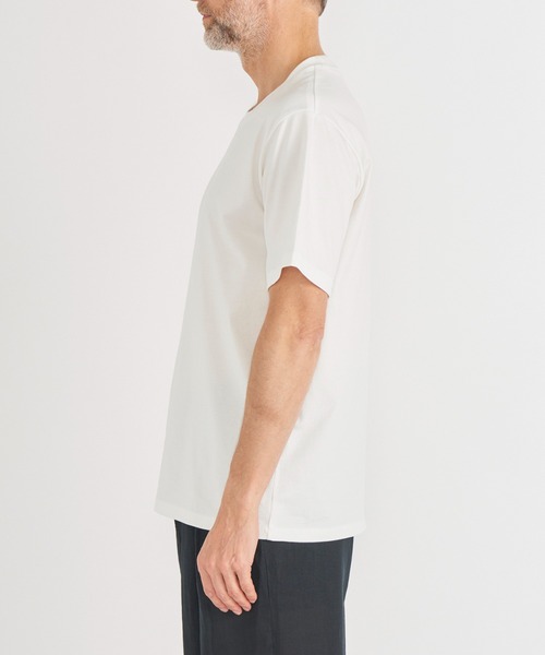 markaware(マーカウェア)の「【MARKAWARE/マーカウェア】REGULAR FIT Tee(Tシャツ/カットソー・メンズ・ブラック/ホワイト・3/2)」の5枚目の写真