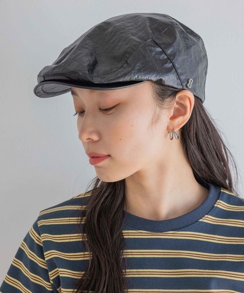 JEANASIS（ジーナシス）の「ラスターハンチング/327471（ハンチング/ベレー帽・レディース・ブラック・FREE）」の7枚目の写真