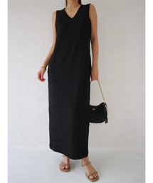 TRUNC | 2WAY Cut Jacquard Dress(ワンピース)