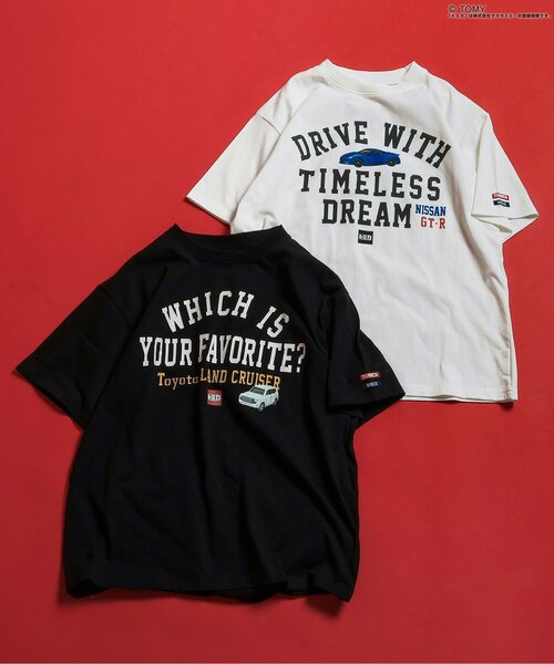 BREEZE（ブリーズ）の「【リンク】TOMICA×BREEZEナンバリングTシャツ大人（Tシャツ/カットソー・メンズ・ブラック/オフホワイト・LARGE/MEDIUM）」の7枚目の写真