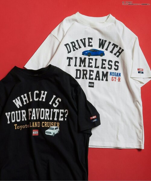 BREEZE（ブリーズ）の「【リンク】TOMICA×BREEZEナンバリングTシャツ大人（Tシャツ/カットソー・メンズ・ブラック/オフホワイト・LARGE/MEDIUM）」の8枚目の写真
